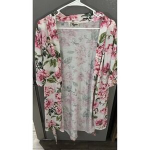Show Me Your Mumu Womens Brie Floral Robe Size O/S One Size EUC